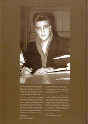 Backcover of The ultimate Elvis in Munich Book